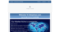 Desktop Screenshot of interpriseo.com